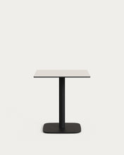 Load image into Gallery viewer, Dina outdoor table in white with metal legal in a painted white finish, 68 x 68 x 70 cm