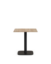 Load image into Gallery viewer, Dina table in natural finish melamine with metal leg in a painted black finish, 70 x 70 x 70 cm - image 2
