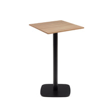 Load image into Gallery viewer, Dina high table in natural finish melamine with metal leg in a painted black finish, 60x60x96 cm - image 2
