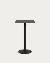 Load image into Gallery viewer, Esilda high table in black with metal leg in a painted black finish 60 x 60 x 96 cm