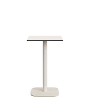 Load image into Gallery viewer, Dina high outdoor table in white with metal leg in a painted white finish, 60x60x96 cm - image 2