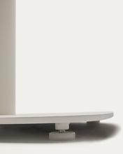 Load image into Gallery viewer, Dina high outdoor table in white with metal leg in a painted white finish, 60x60x96 cm - image 4