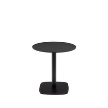 Load image into Gallery viewer, Dina round outdoor table in black with metal legal in a painted black finish, Ø 68x70 cm - image 2