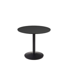 Load image into Gallery viewer, Esilda round outdoor table in black with metal leg in a painted black finish, Ø 90 x 70 cm - image 2