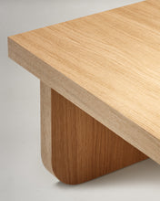 Load image into Gallery viewer, Oaq set of 2 coffee tables in oak wood veneer with natural finish FSC Mix Credit - image 13