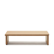 Load image into Gallery viewer, Oaq coffee table in oak wood veneer with natural finish, 140 x 75 cm FSC Mix Credit - image 4
