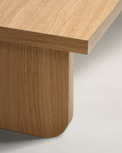 Load image into Gallery viewer, Oaq coffee table in oak wood veneer with natural finish, 140 x 75 cm FSC Mix Credit - image 7