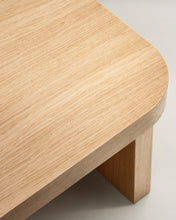 Load image into Gallery viewer, Oaq coffee table in oak wood veneer with natural finish, 140 x 75 cm FSC Mix Credit - image 8