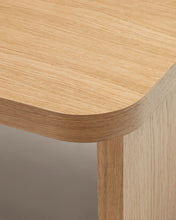 Load image into Gallery viewer, Oaq coffee table in oak wood veneer with natural finish, 140 x 75 cm FSC Mix Credit - image 10