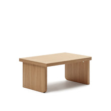 Load image into Gallery viewer, Oaq coffee table in oak wood veneer with natural finish, 89 x 62 cm FSC Mix Credit - image 2