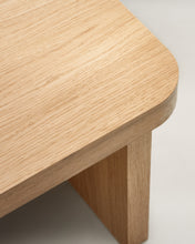Load image into Gallery viewer, Oaq coffee table in oak wood veneer with natural finish, 89 x 62 cm FSC Mix Credit - image 8