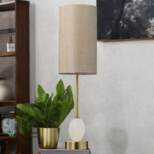 Load image into Gallery viewer, Table Lamp Brass &amp; Alabaster Finish
