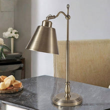 Load image into Gallery viewer, Antique Gold Desk Lamp