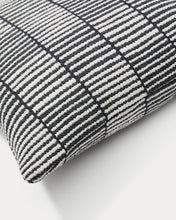 Load image into Gallery viewer, Levu black and white striped, 100% cotton cushion cover, 45 x 45 cm - image 2