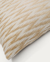 Load image into Gallery viewer, Sigato beige and ecru viscose and cotton, 45 x 45 cm - image 3