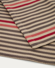 Load image into Gallery viewer, Odisa set of 2 cotton table mats with multi-colour stripes - image 4