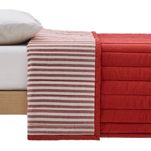 Load image into Gallery viewer, Sini red bedspread made of 100% cotton for a 90 cm bed