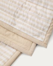 Load image into Gallery viewer, Sini beige bedspread made of 100% organic cotton for 90 cm beds - image 3