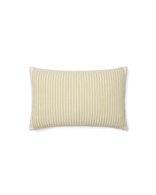 Load image into Gallery viewer, Lioris green striped cotton cushion cover 60 x 40cm