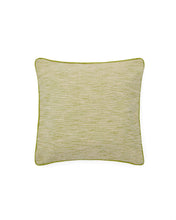 Load image into Gallery viewer, Brisella green jacquard cushion cover with contrasting trim 45 x 45cm - image 2