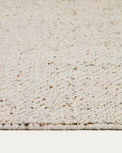 Load image into Gallery viewer, Lenuo ecru wool and cotton jacquard rug 160 x 230cm - image 5