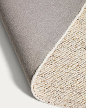 Load image into Gallery viewer, Lenuo ecru wool and cotton jacquard rug 160 x 230cm - image 6