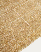 Load image into Gallery viewer, Eloda mustard wool and viscose rug 200 x 300cm - image 5