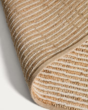 Load image into Gallery viewer, Derule beige jute and wool rug 230 x 160cm - image 4