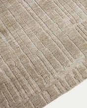 Load image into Gallery viewer, Eriana green cotton blend rug 200 x 300cm - image 2