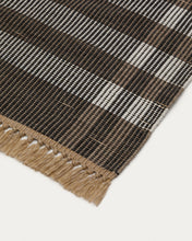 Load image into Gallery viewer, Rug Barani in synthetic fibers brown and black 60 x 90 cm - image 4