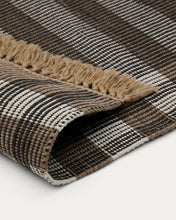 Load image into Gallery viewer, Rug Barani in synthetic fibers brown and black 60 x 90 cm - image 5