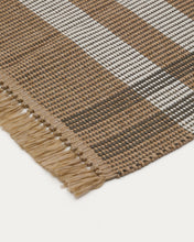Load image into Gallery viewer, Rug Barani in synthetic fibers brown and beige 60 x 90 cm - image 4