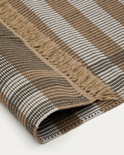 Load image into Gallery viewer, Rug Barani in synthetic fibers brown and beige 60 x 90 cm - image 5