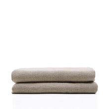 Load image into Gallery viewer, Tandi beige 100% linen bedspread for 150/160cm bed
