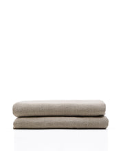 Load image into Gallery viewer, Tandi beige 100% linen bedspread for 150/160cm bed - image 2