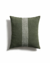 Load image into Gallery viewer, Nurei green cotton and linen cushion cover 50 x 50cm