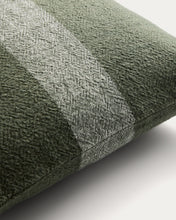 Load image into Gallery viewer, Nurei green cotton and linen cushion cover 50 x 50cm - image 2