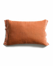Load image into Gallery viewer, Disea linen cushion cover with orange striped detail 40 x 60 cm