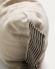 Load image into Gallery viewer, Disea beige linen cushion cover with black striped detail 40 x 60 cm - image 3