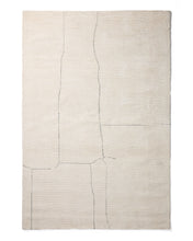 Load image into Gallery viewer, Lisdan ecru synthetic fibre rug with green graphic detail 200 x 300cm