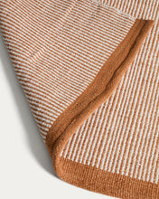 Load image into Gallery viewer, Tinei orange striped 100% PET rug 200 x 300cm - image 4