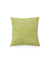 Load image into Gallery viewer, Niera green striped cotton jacquard cushion cover 45 x 45cm