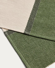 Load image into Gallery viewer, Tari set of 2 green 100% cotton placemats 35 x 50 cm - image 2