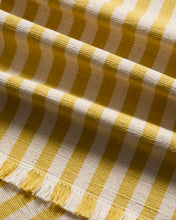 Load image into Gallery viewer, Daltan set of 2 yellow striped cotton and jute placemats 35 x 50cm - image 4