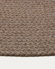 Load image into Gallery viewer, Rug Despas in synthetic fibers beige Ø150 cm - image 5