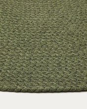 Load image into Gallery viewer, Rug Despas in synthetic fibers green Ø150 cm - image 5