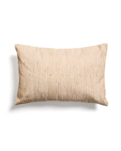 Load image into Gallery viewer, Belae ecru cotton cushion cover with beige jute embroidery 40 x 60cm