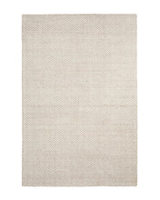 Load image into Gallery viewer, Calira beige woven jacquard wool rug 300 x 200cm