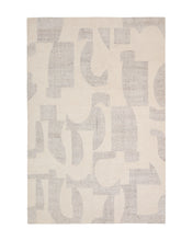 Load image into Gallery viewer, Norela grey jacquard wool blend rug 300 x 200cm