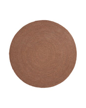 Load image into Gallery viewer, Rug Despas in synthetic fibers terracotta Ø200 cm
